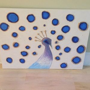 A picture of a peacock